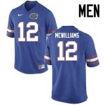 Men's Florida Gators #12 C.J. McWilliams NCAA Nike Blue Authentic Stitched College Football Jersey NPR3862KC